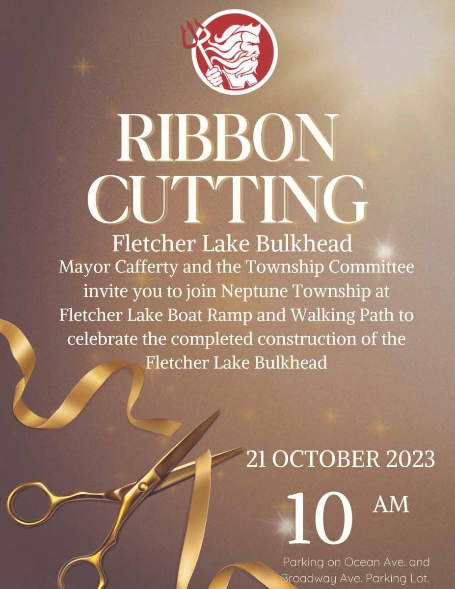 Fletcher Lake Ribbon Cutting Neptune Township